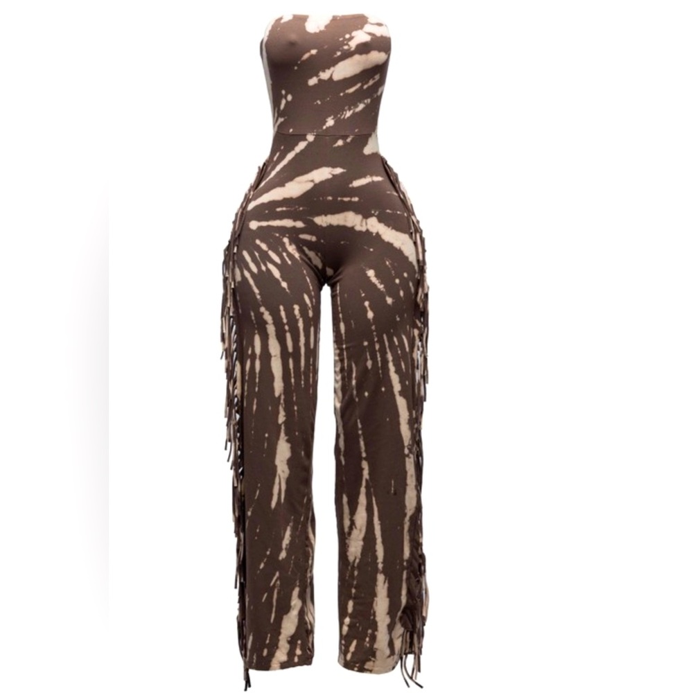 Dianna Tye Dye Baddie Jumpsuit - Picture 2 of 3